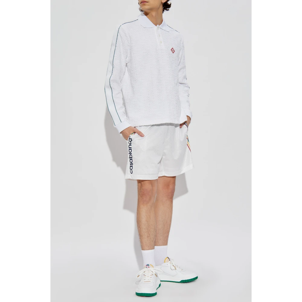 Casablanca Polo met logo White Heren