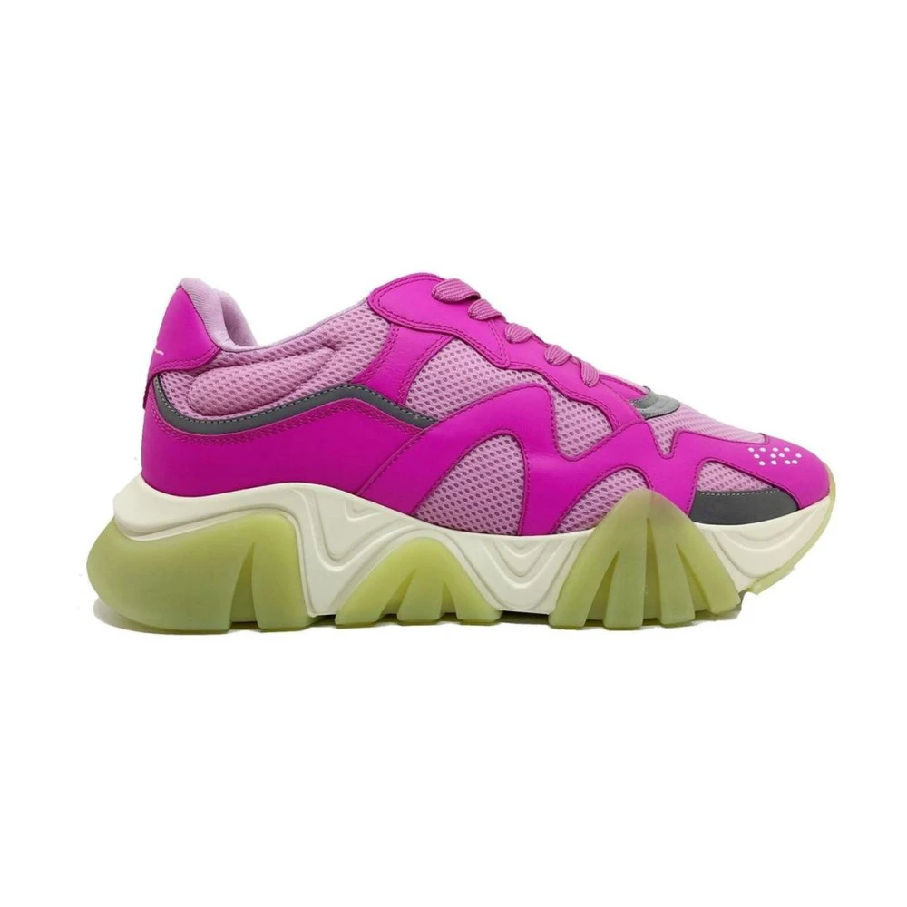 Versace Men's Leather Chunky Sneakers