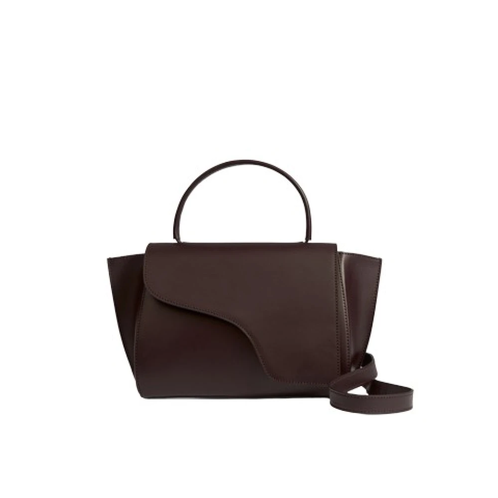 ATP Atelier Arezzo Crossbody Tas in Leer Brown Dames