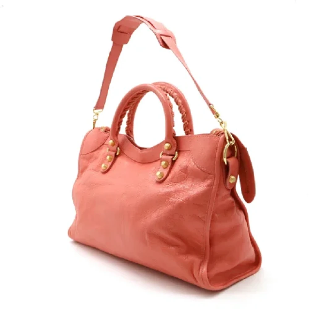 Balenciaga Vintage Pre-owned Fabric balenciaga-bags Pink Dames