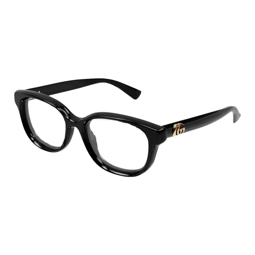 Gucci Women's Black Glasses, 54 Mm, Rectangular Optical Frame