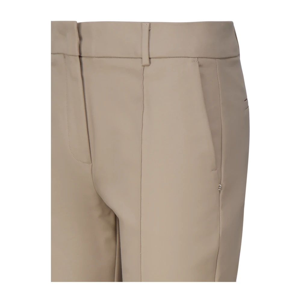 SPORTMAX Cropped Trousers Beige Dames