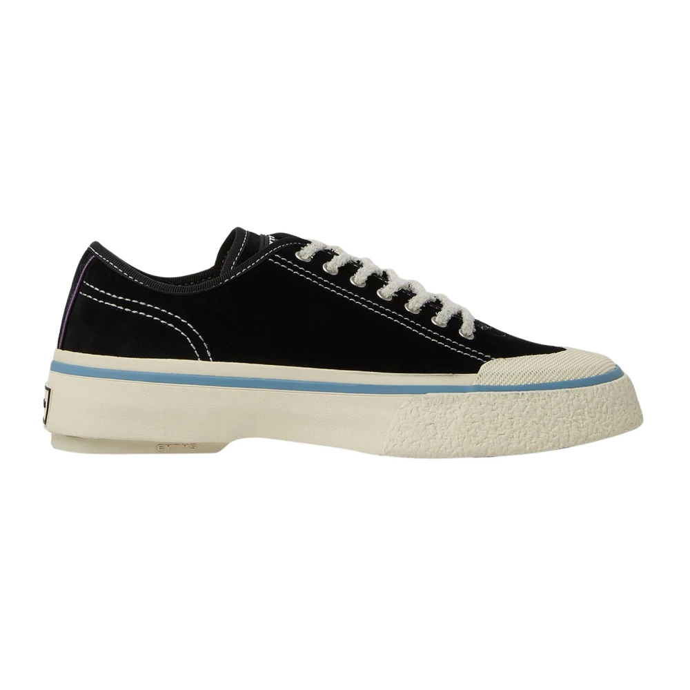 Eytys Men's Black Sneakers, 6 Uk, Laguna Suede Trainers