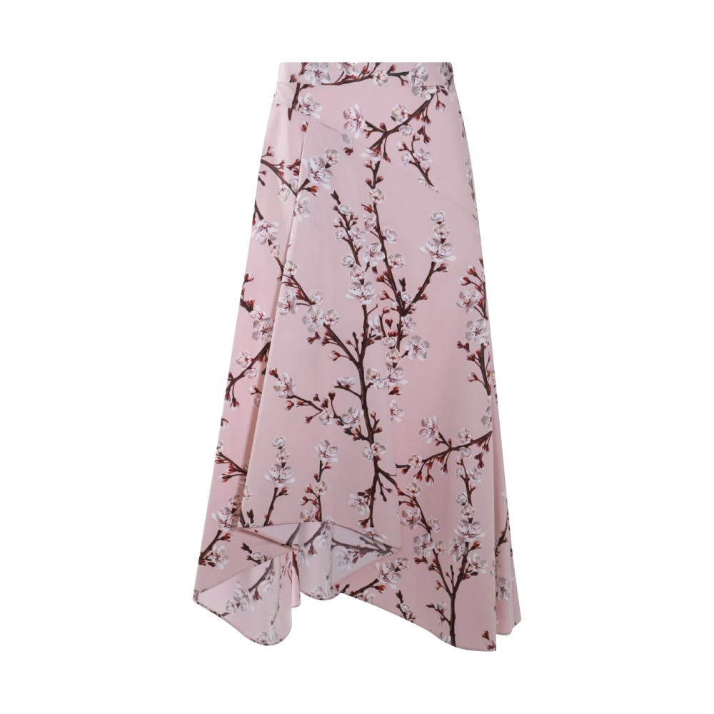 Alexander mcqueen Roze Bloemen Midi Rok Pink Dames