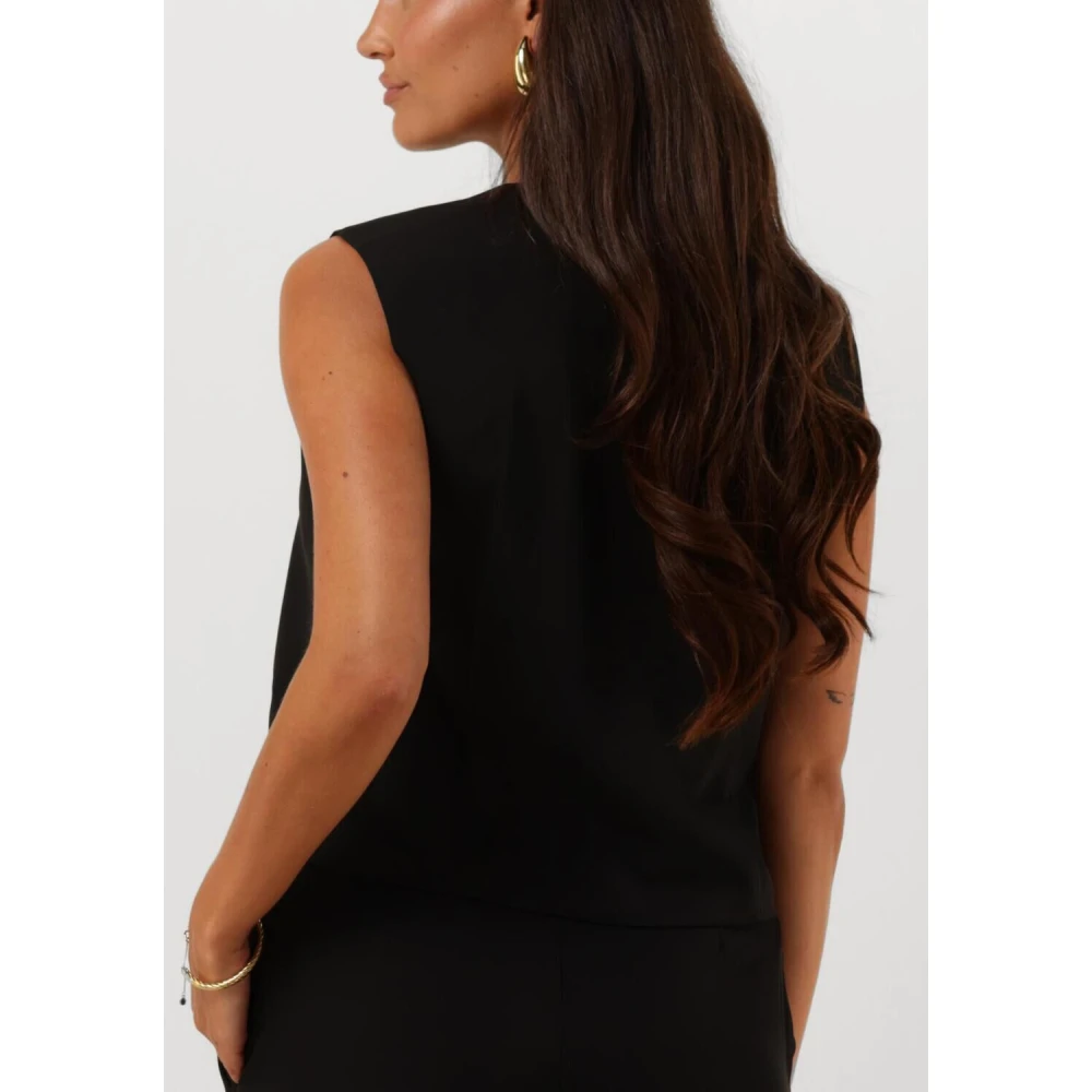 moss copenhagen Elegante Zwarte Gilet Black Dames