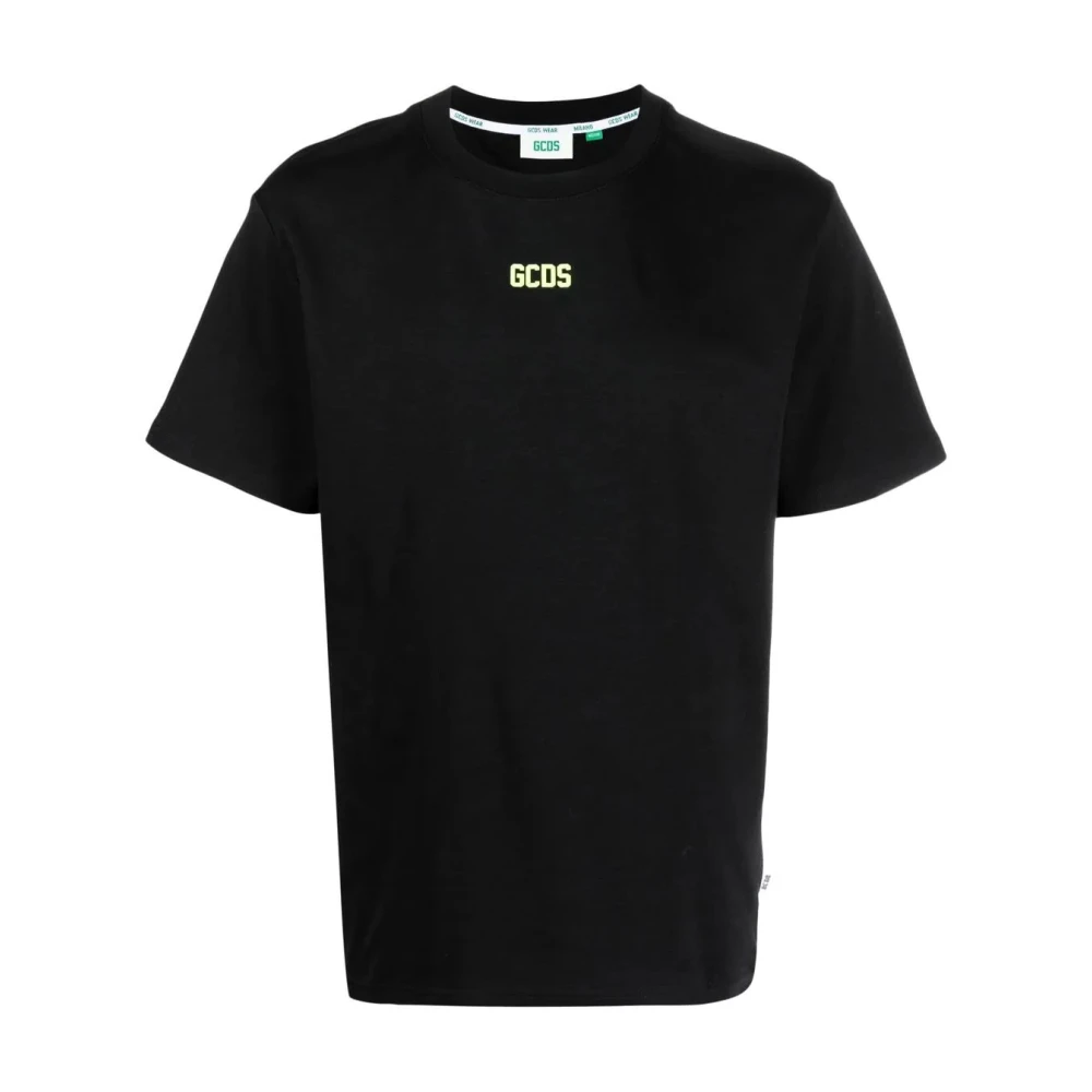 Gcds Groene Katoenen Casual T-shirt Green Heren