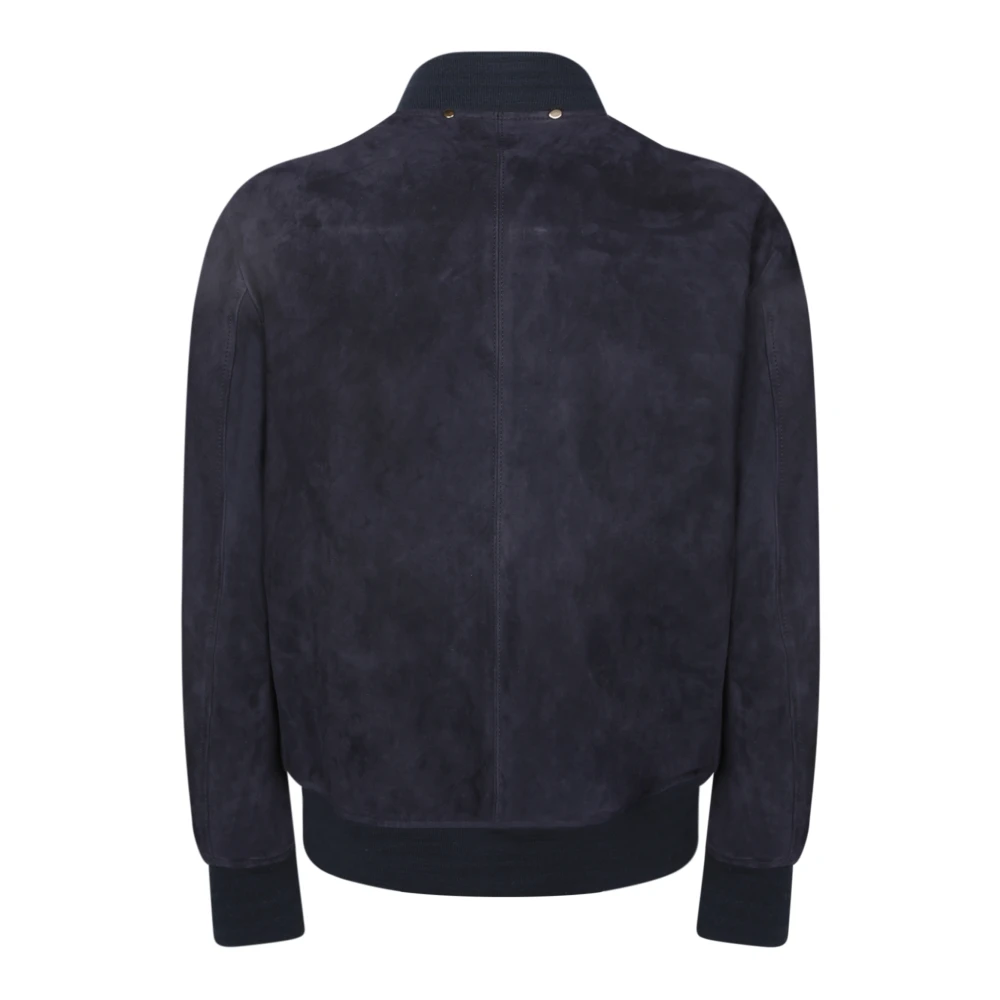 PS By Paul Smith Blauwe Suède Bomberjack Blue Heren