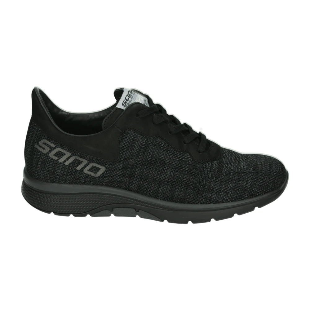 Mephisto Casual zwarte sneakers met uitneembaar voetbed Heren Schoenen