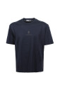 t-shirt-bleu-a-col-rond-avec-logo-imprime