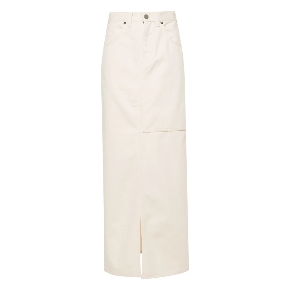 Axel Arigato Women's Beige Casual Cotton Skirt