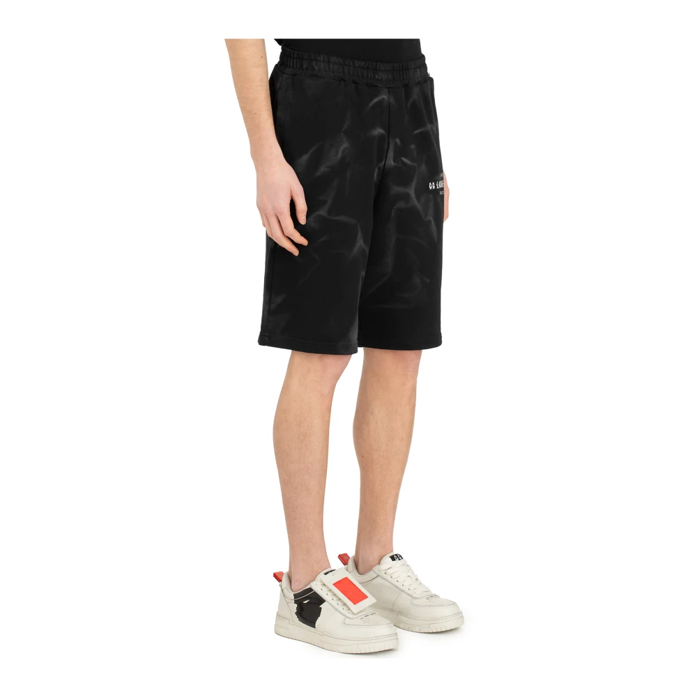44 Label Group Shorts de sport décontractés pour hommes Black Heren