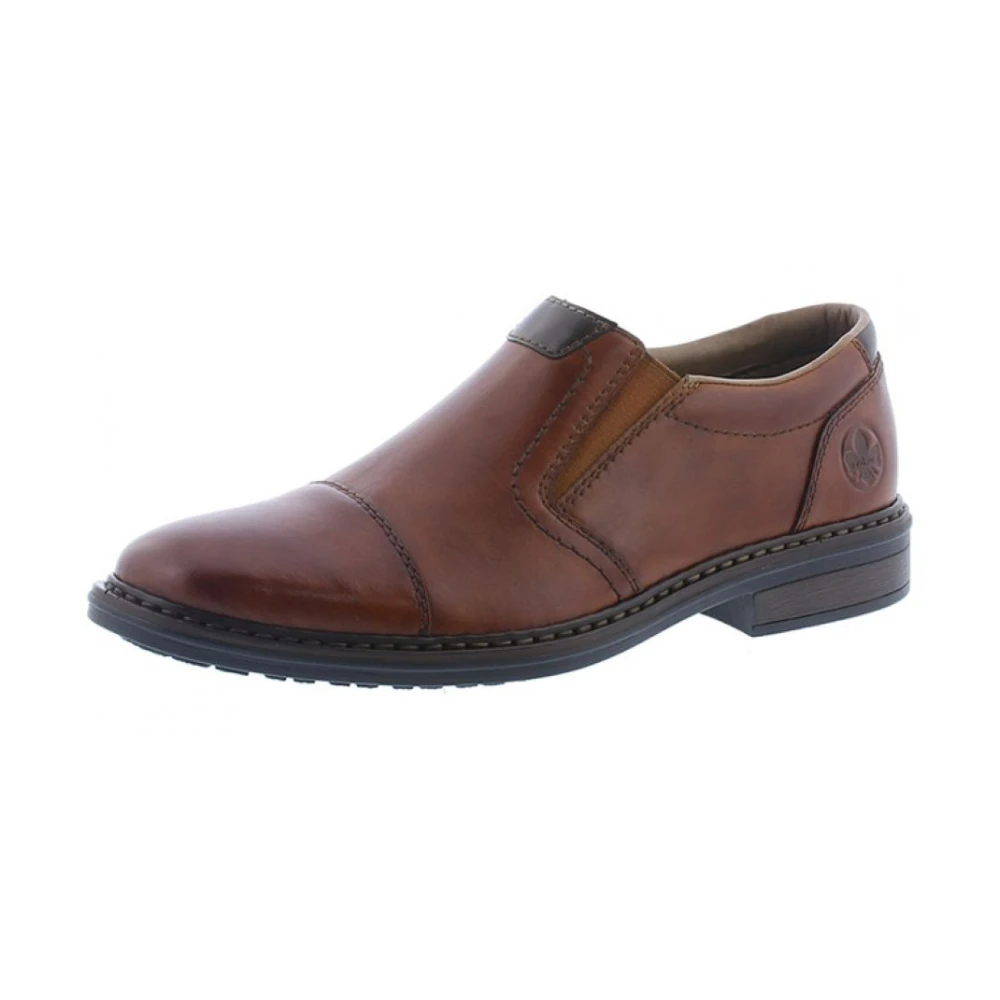 Rieker Brown Moccasin Loafers - Male - Loafers - 9 Uk - Shoes