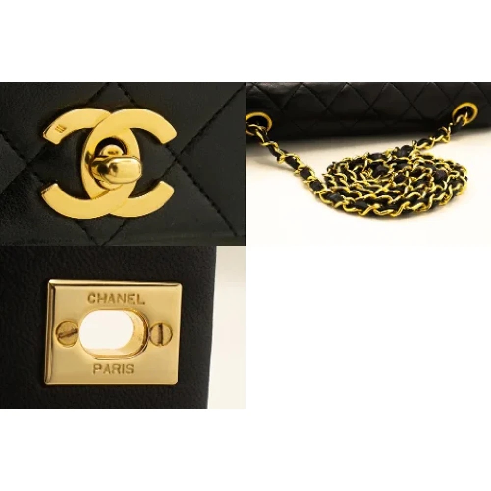 Chanel Vintage Pre-owned Leather chanel-bags Black Dames