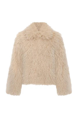 Faux Fur Shearling Jackor