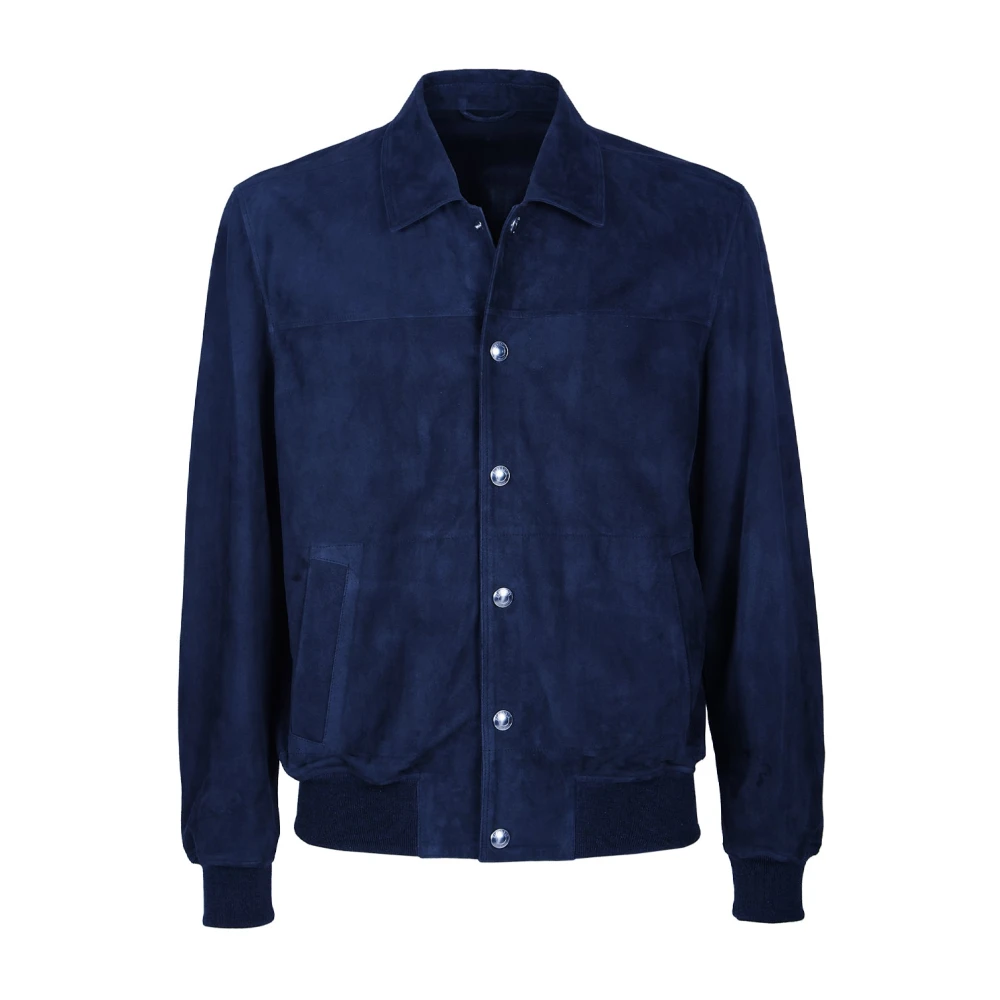 Eleventy Herr Blå Stickade Tröjor S, Coats