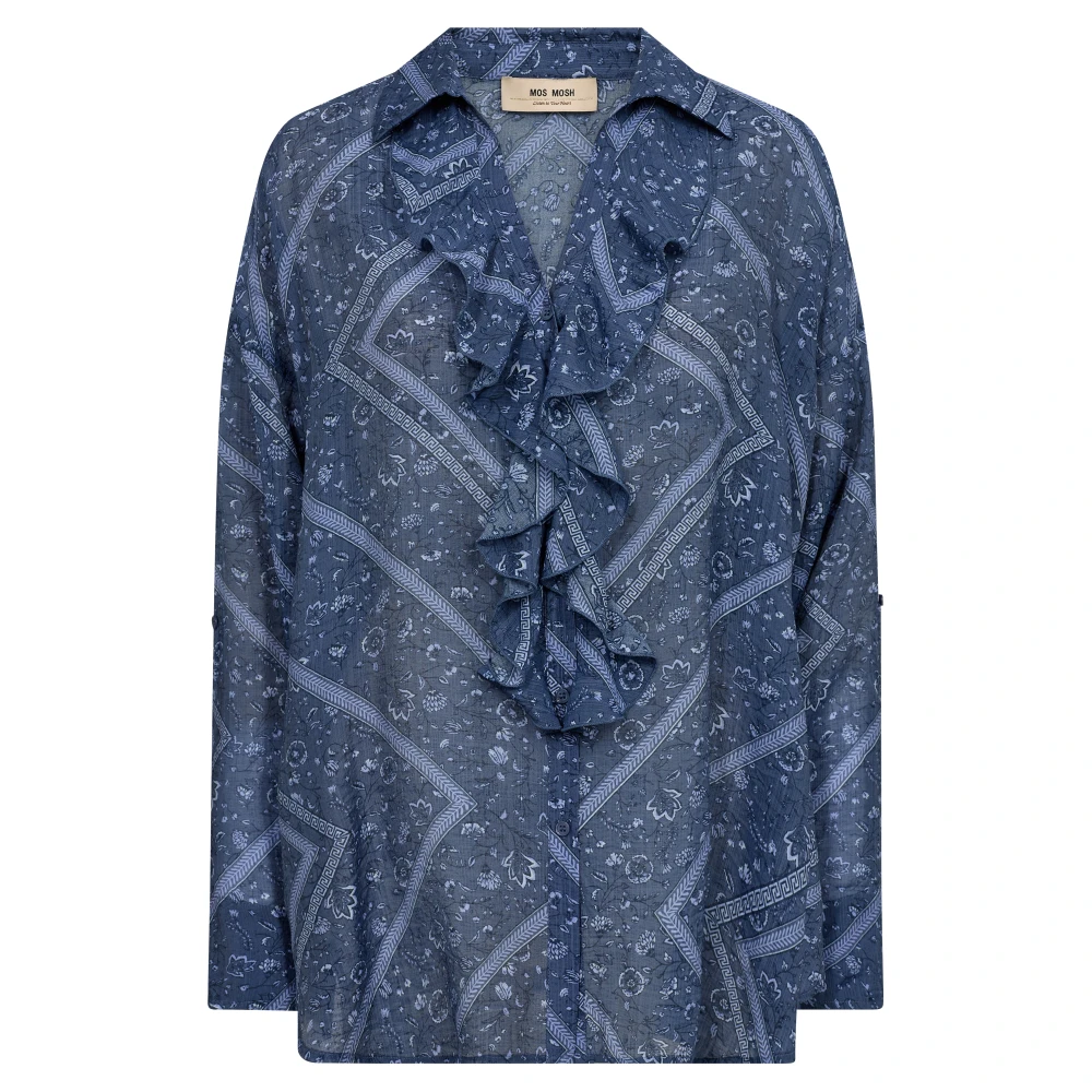 MOS MOSH Jelena Boarda Shirt Blue Dames