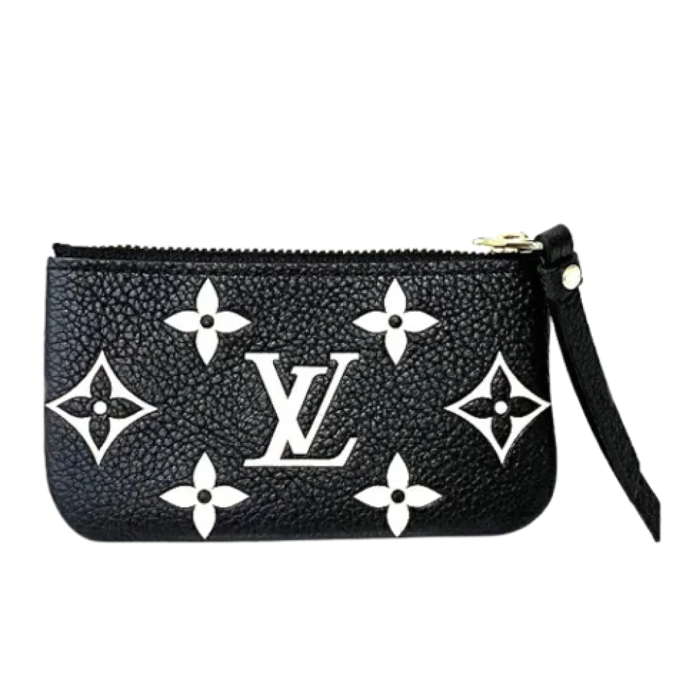 Louis Vuitton Vintage Pre-owned Leather wallets Black Dames
