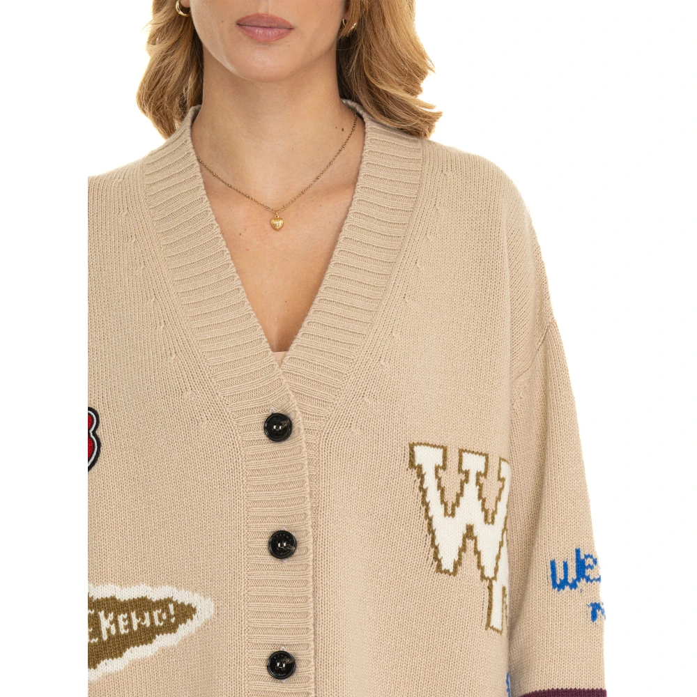 Max Mara Weekend Stijlvolle Cardigan voor Weekenduitjes Beige Dames