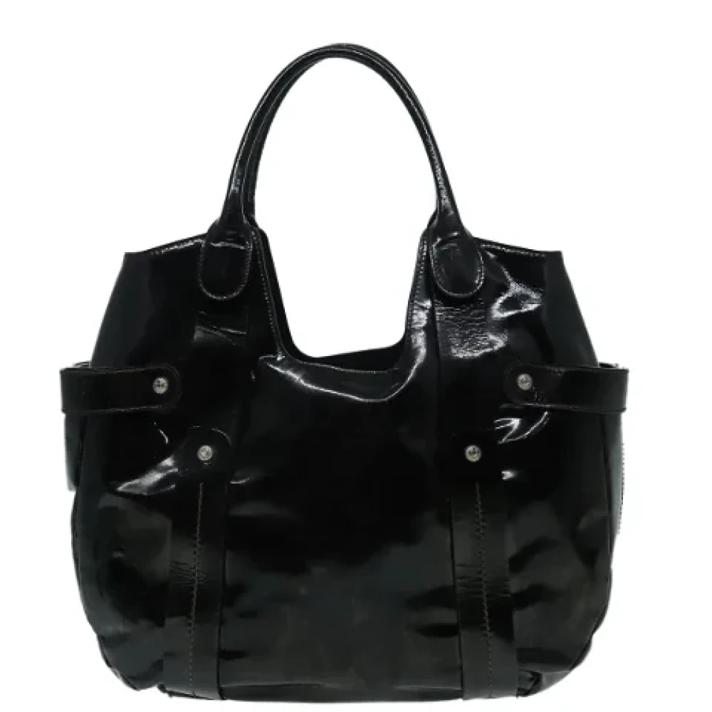 Salvatore Ferragamo Pre-owned Leather handbags Black Dames