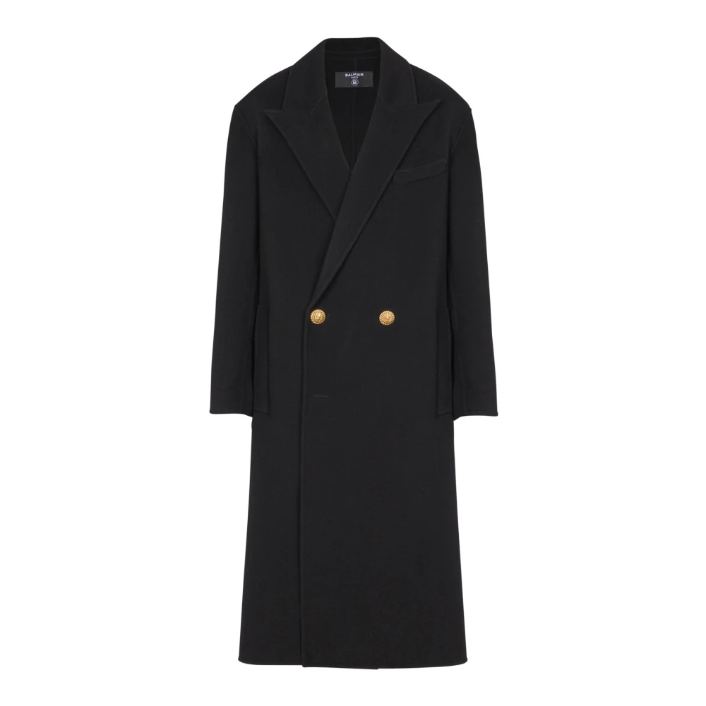 Coats > Double-Breasted Coats - - Balmain - Modalova