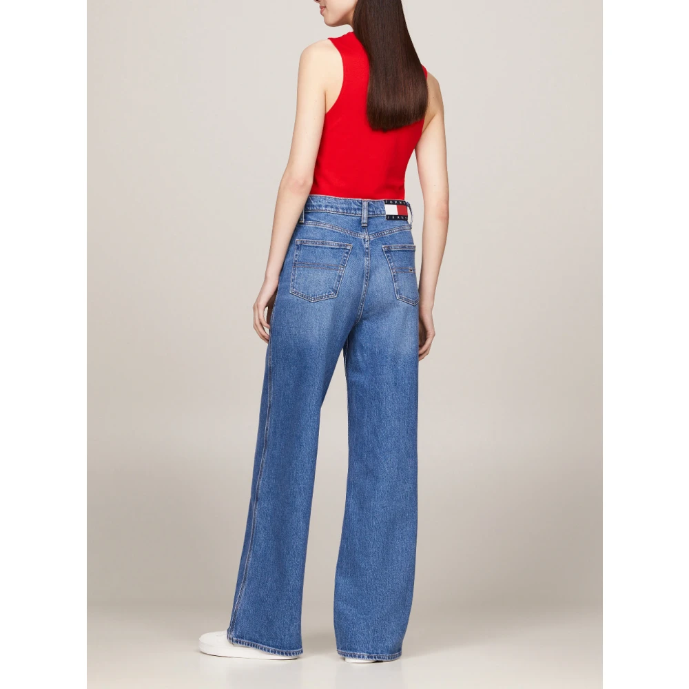 Tommy Jeans Hoge WD Claire Jeans Blue Dames