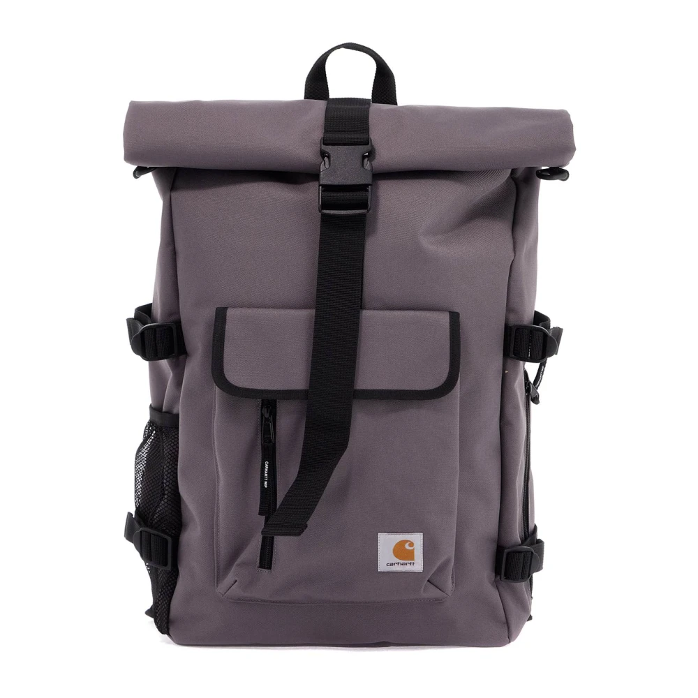 Carhartt WIP Waterdichte Phillis Rugzak met Iconisch Logo Gray Heren