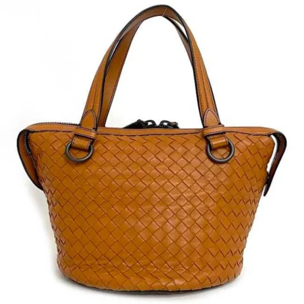 Bottega Veneta Vintage Pre-owned Leather totes Orange Dames