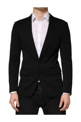 Wool Single Breasted 2 Button Blazer