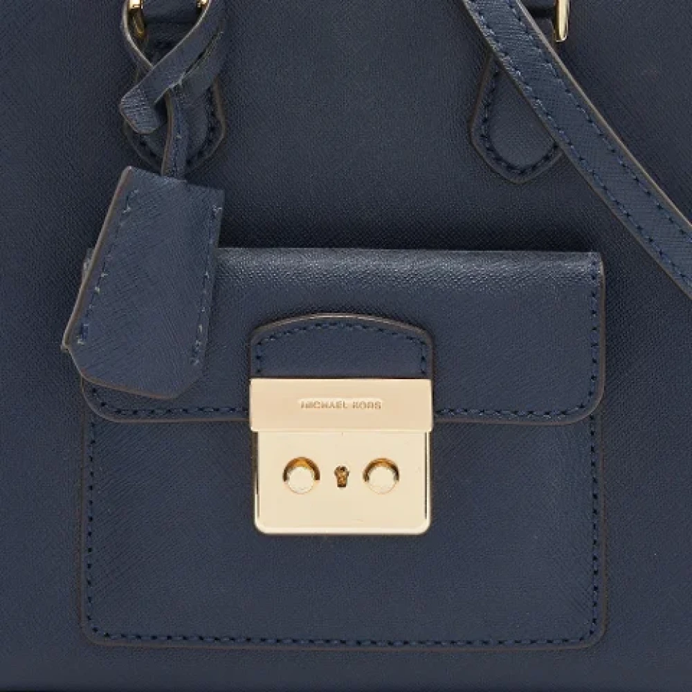 Michael Kors Pre-owned Leather totes Blue Dames