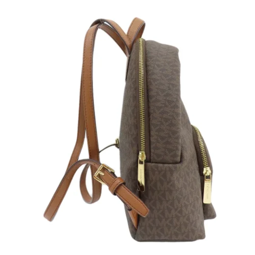 Michael Kors Pre-owned Plastic backpacks Brown Dames