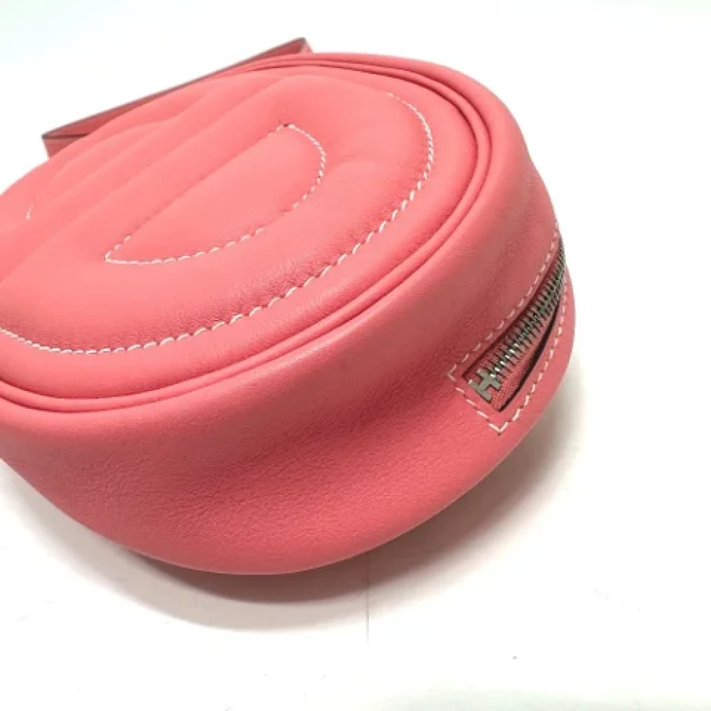 Hermès Vintage Pre-owned Leather pouches Pink Dames