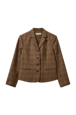 Poppy Checked Blazer