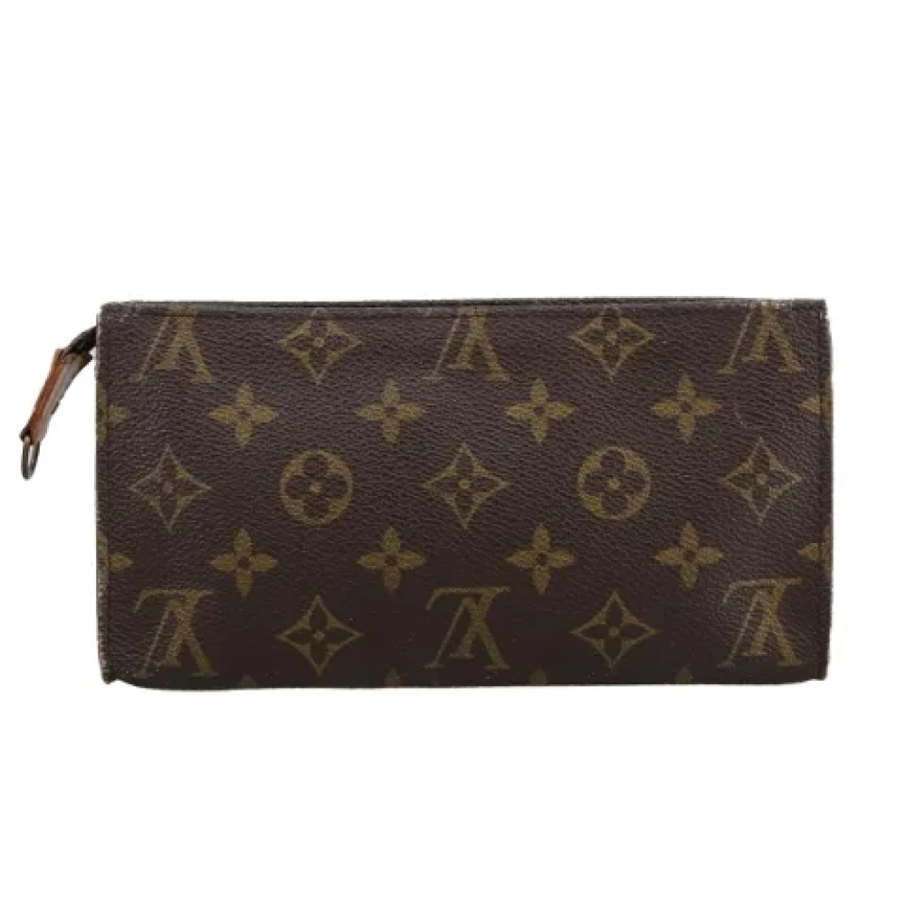 Louis Vuitton Vintage Pre-owned Canvas clutches Brown Dames