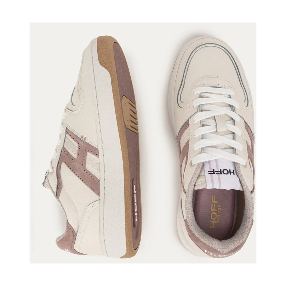 Hoff Leren Sneakers met Memory Foam Beige Dames