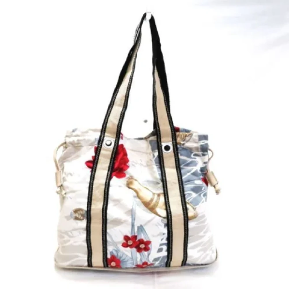 Salvatore Ferragamo Pre-owned Cotton handbags Multicolor Dames