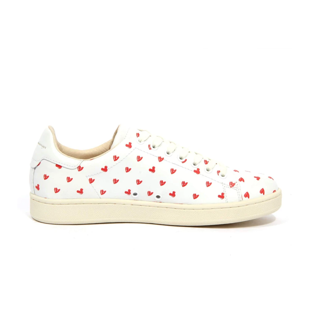 MOA Master OF Arts Mickey Mouse Heart Pattern Schoenen Dames Schoenen Wit