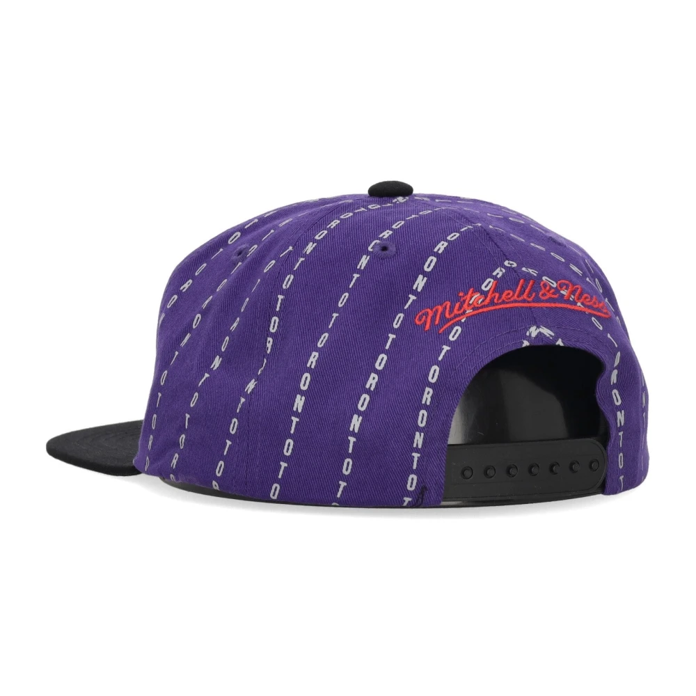 Mitchell & Ness NBA City Pinstripe Cap Purple Heren