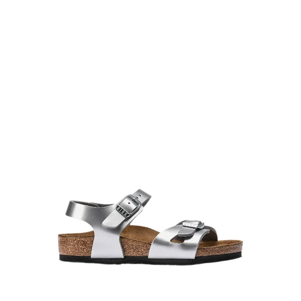 Birkenstock Unisex Kids Gray Rio Sandals - Kids Sandals - 24 Eu - Kids