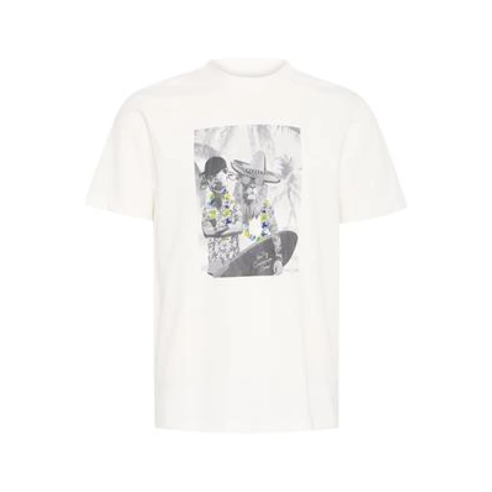 Blend - Tops > T-Shirts - White - Blend - Modalova