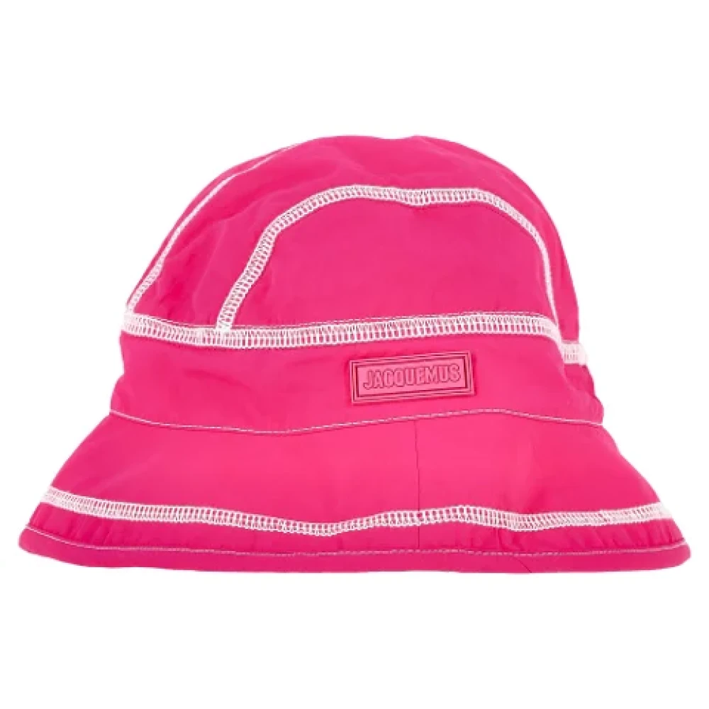 Jacquemus Pre-owned Nylon hats Pink Dames