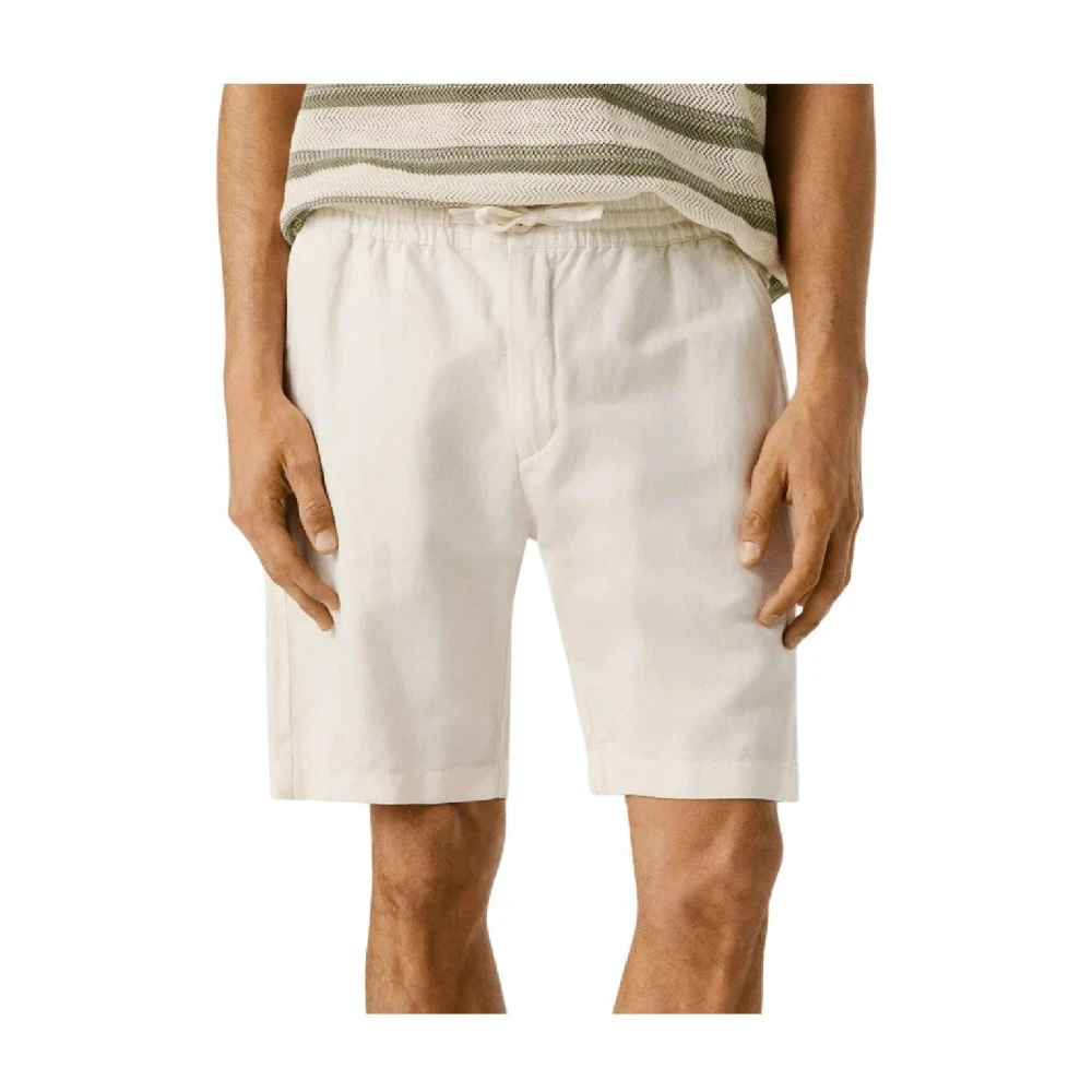 Pepe Jeans Men's Beige Casual Shorts - Casual Shorts - W33 - Shorts