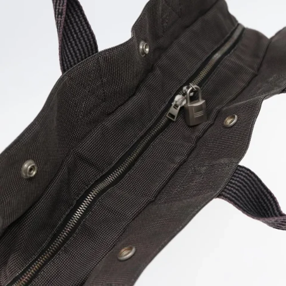 Hermès Vintage Pre-owned Canvas totes Gray Dames