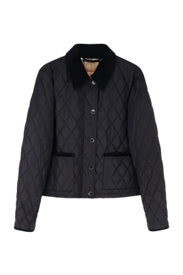 Cropped Quilted Jacket