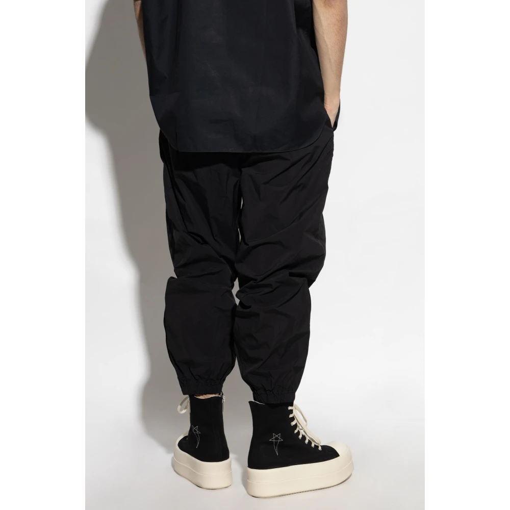 Comme des Garçons Broek met logo Black Heren