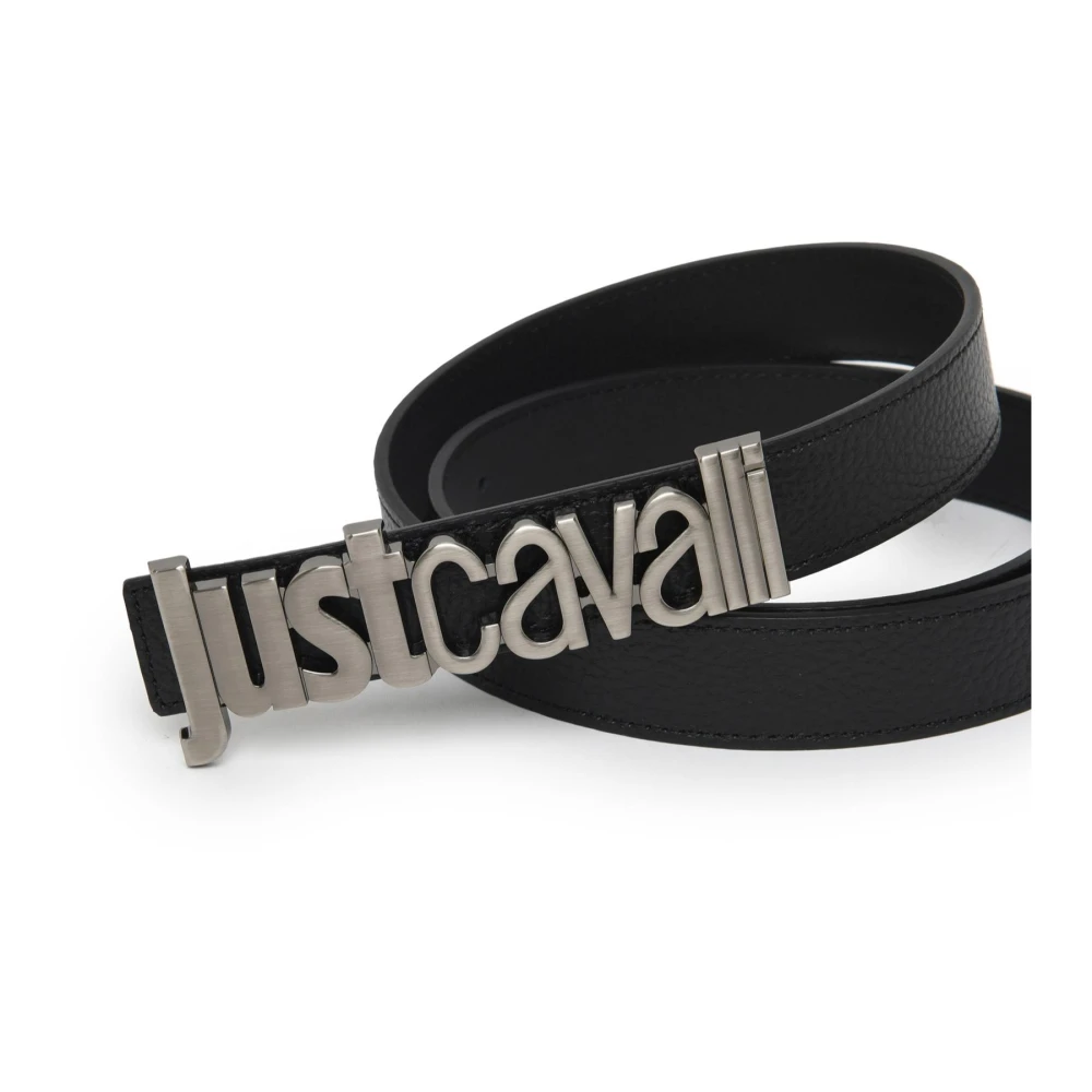 Just Cavalli Riemen Black Heren