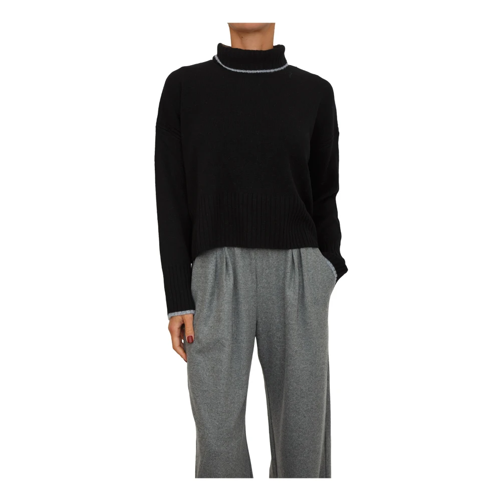 Pinko Women's Black Turtlenecks, Xs, Falkland Turtleneck