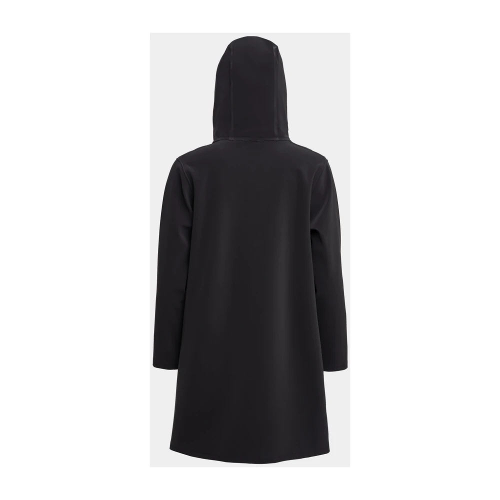 Stutterheim A-lijn Waterdichte Regenjas voor Vrouwen Black Dames