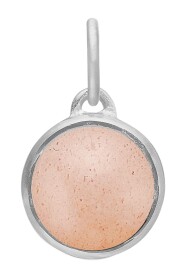 NOA Pendant Peach Moonstone Silver