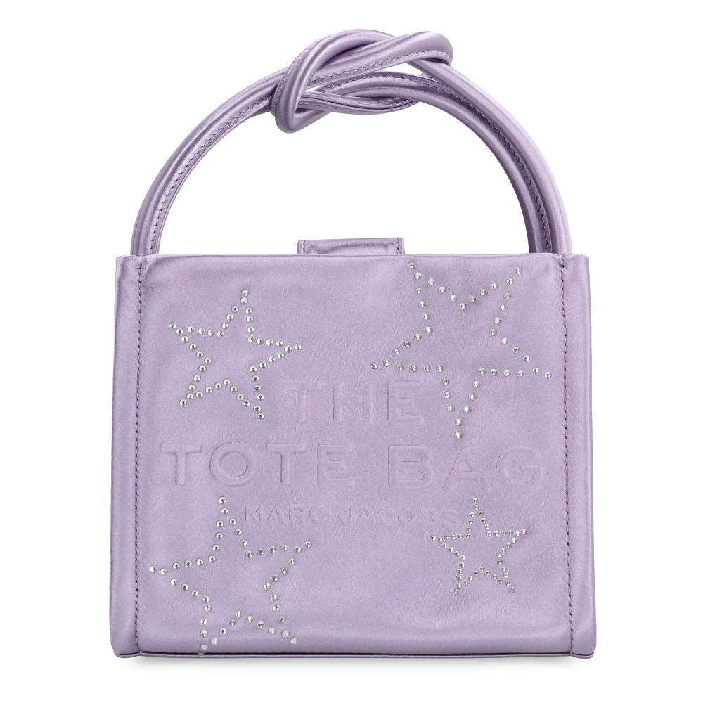 Marc Jacobs Mini Tote Tas met Strass Detail Purple Dames