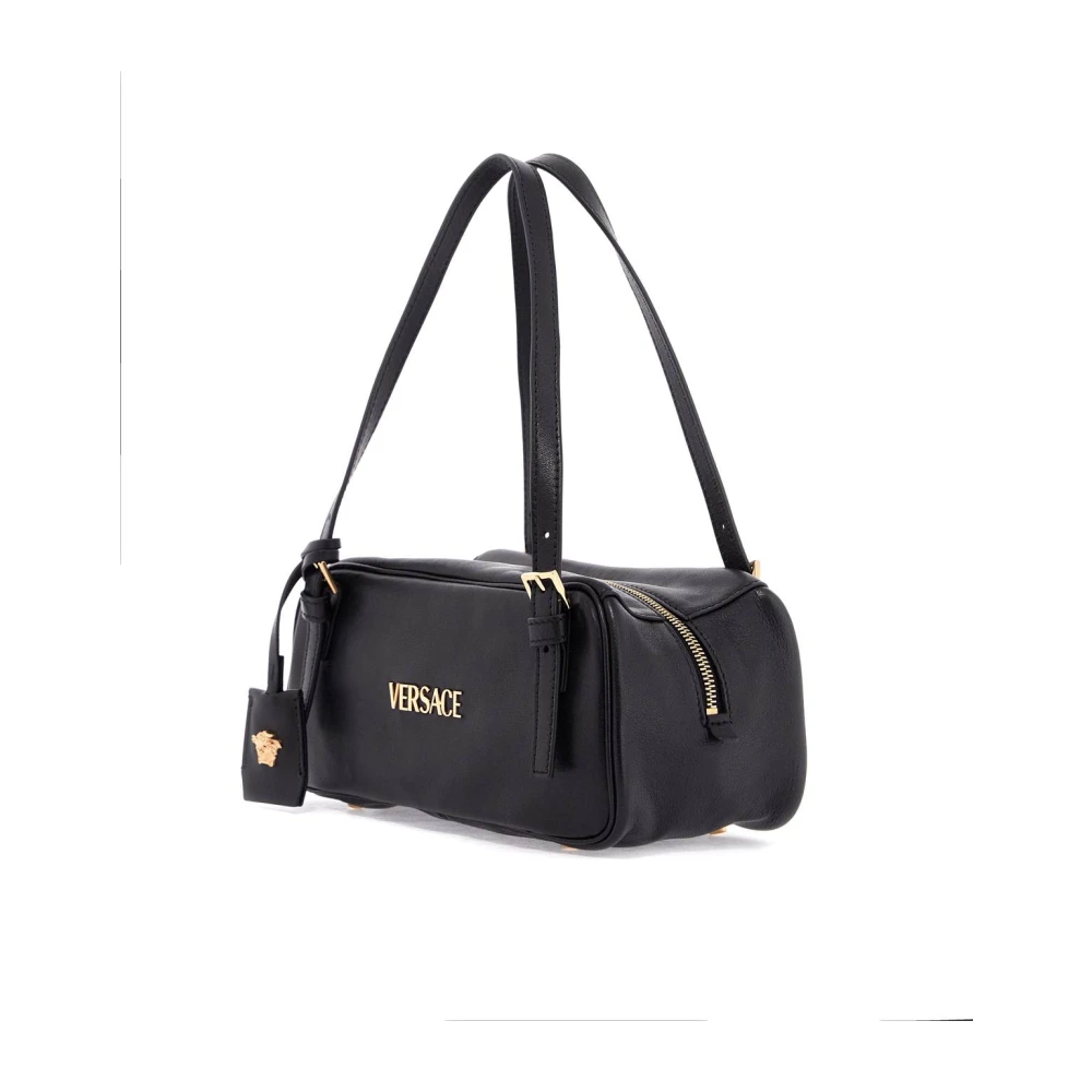 Versace Nappa Leren Bowlingtas Black Dames